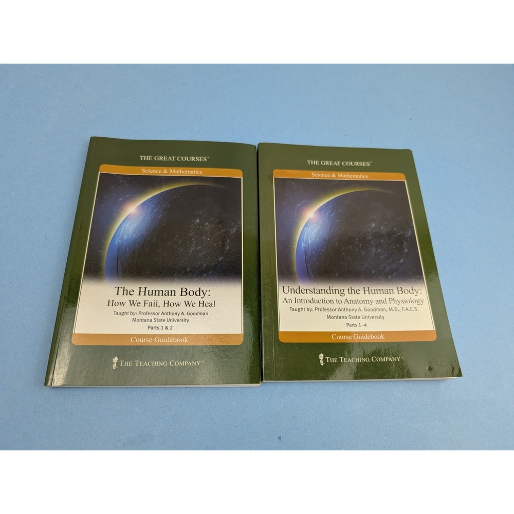 Great Courses Science The Human Body Book Bundle of 2 Teaching Company Goodman